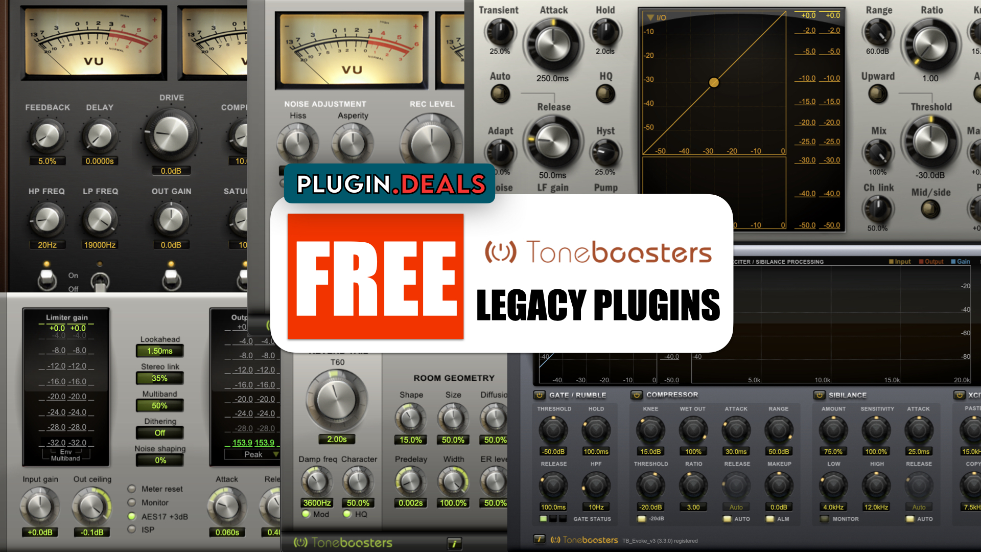 Toneboosters legacy free plugins deals